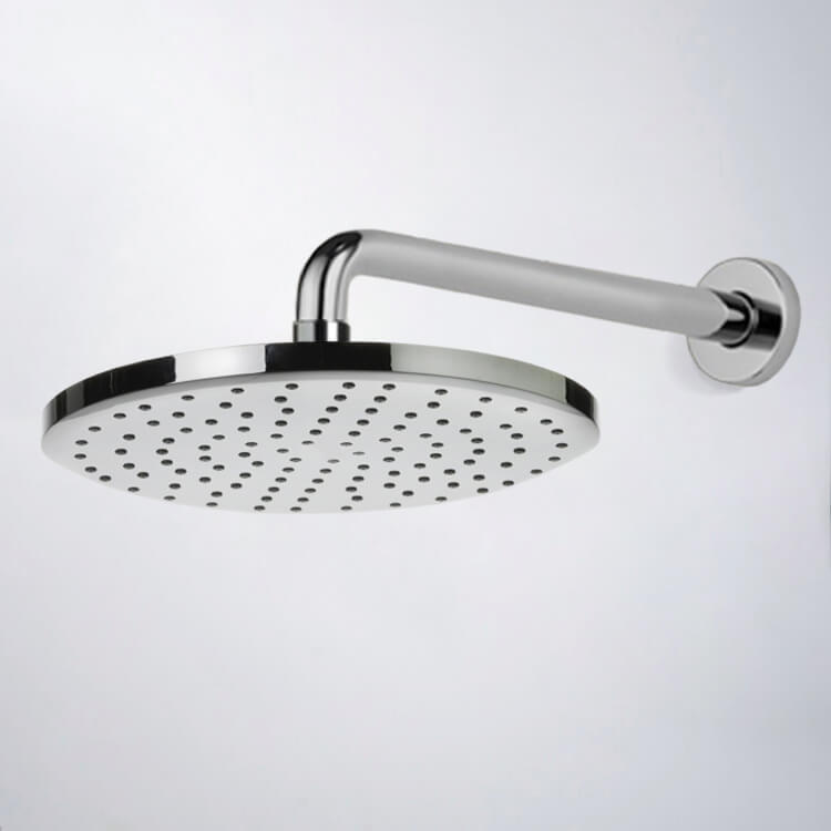 Shower Head 8 Inch Chrome Rain Shower Head With Arm Remer 343-30-356MD20